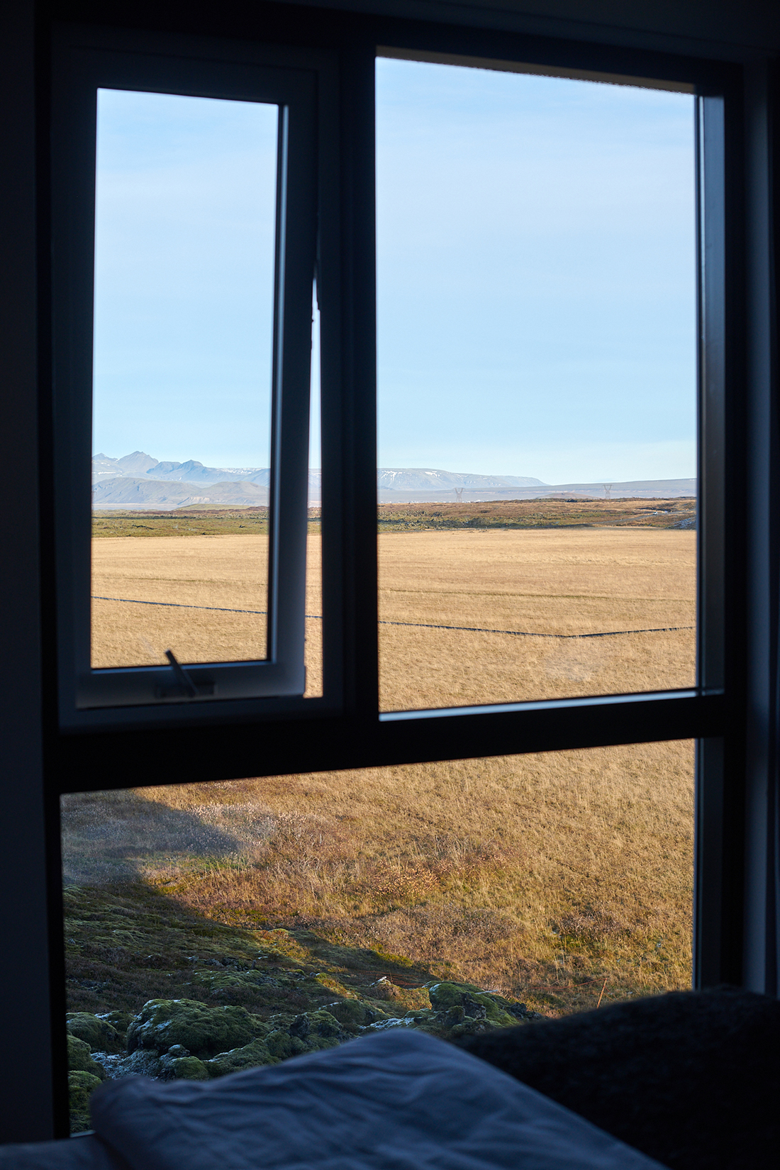 Views from one of the hotel rooms