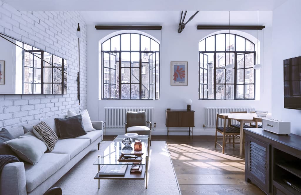 This Notting Hill rental strikes a balance between industrial and organic