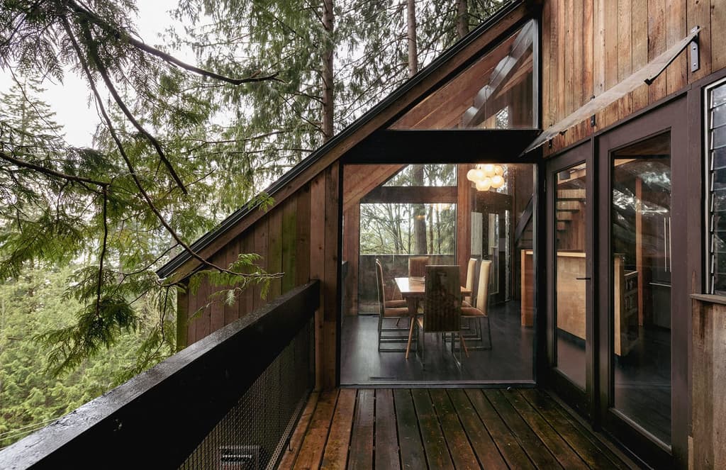 In West Vancouver, a mountainside treehouse home asks for $2.4m