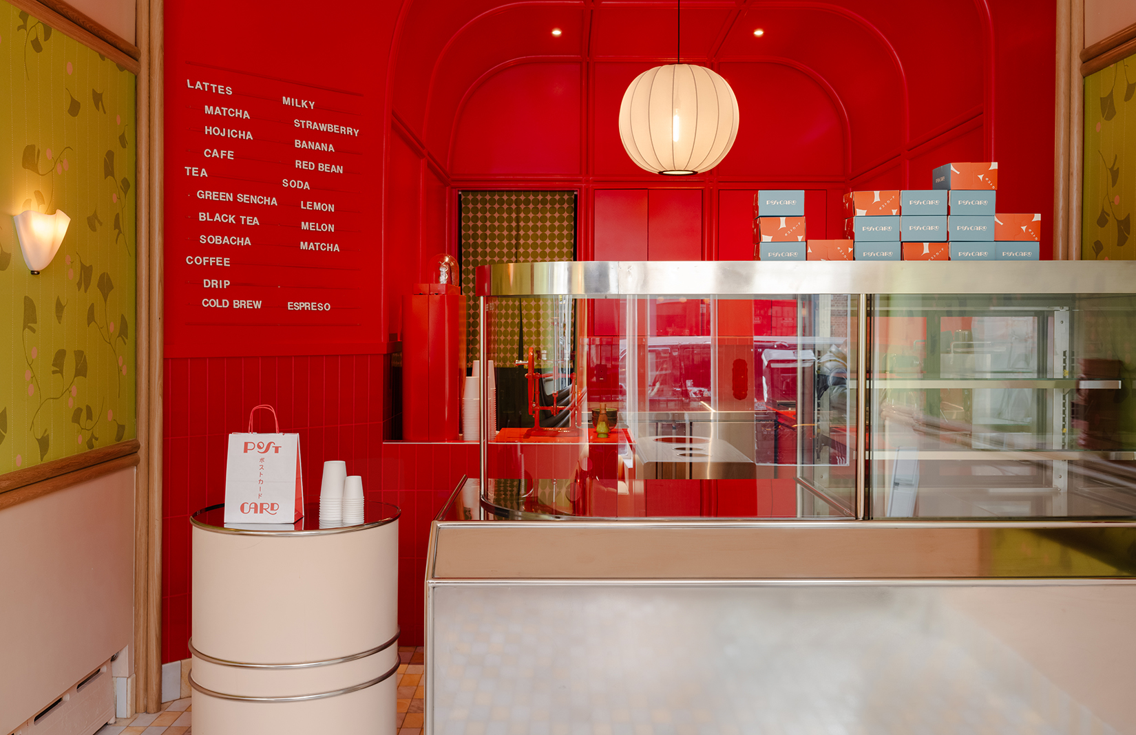 Postcard Bakery opens in New York with retro Japanese-inspired decor