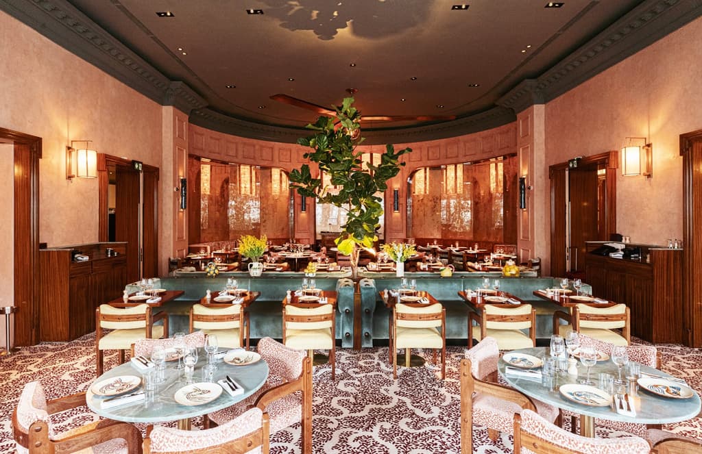 Mimosa restaurant channels riviera vibes in London's Langham