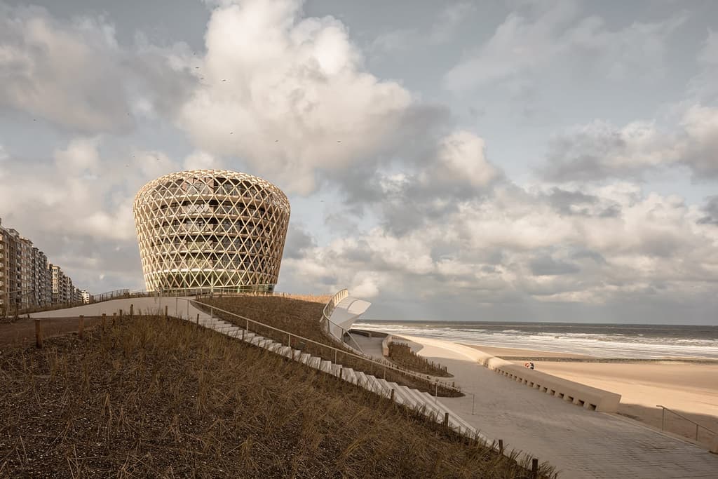 A new hotel anchors itself to the Belgian coast