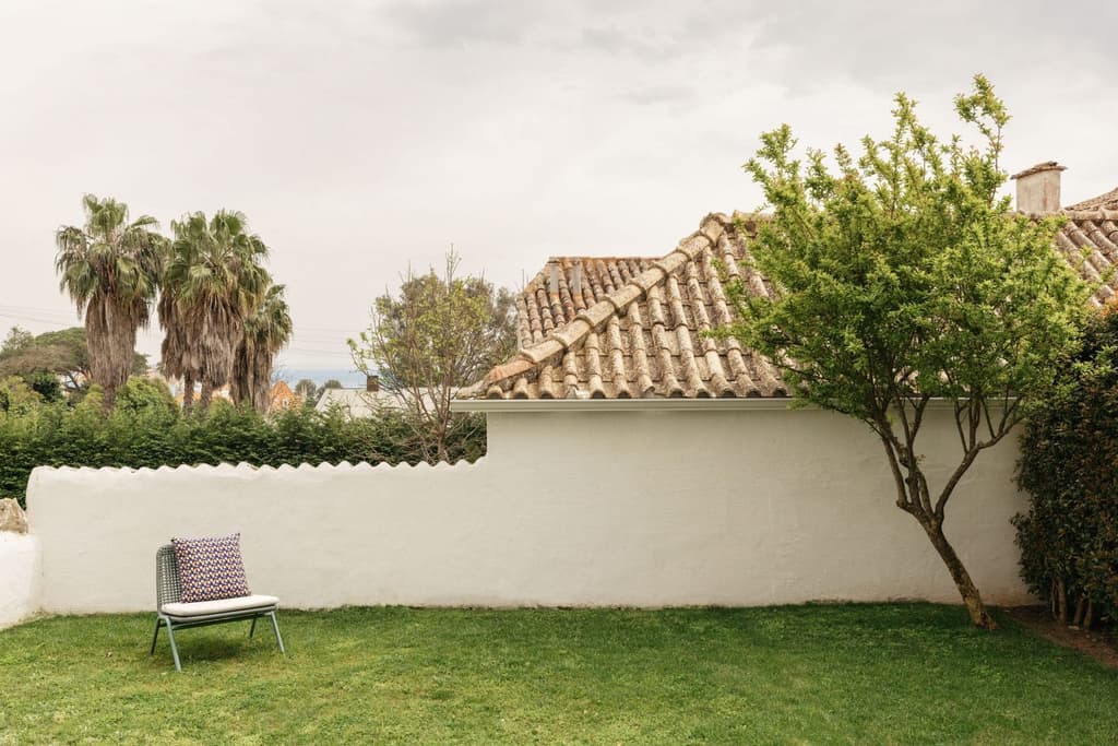 Garden with the Atlantic Ocean beyond
