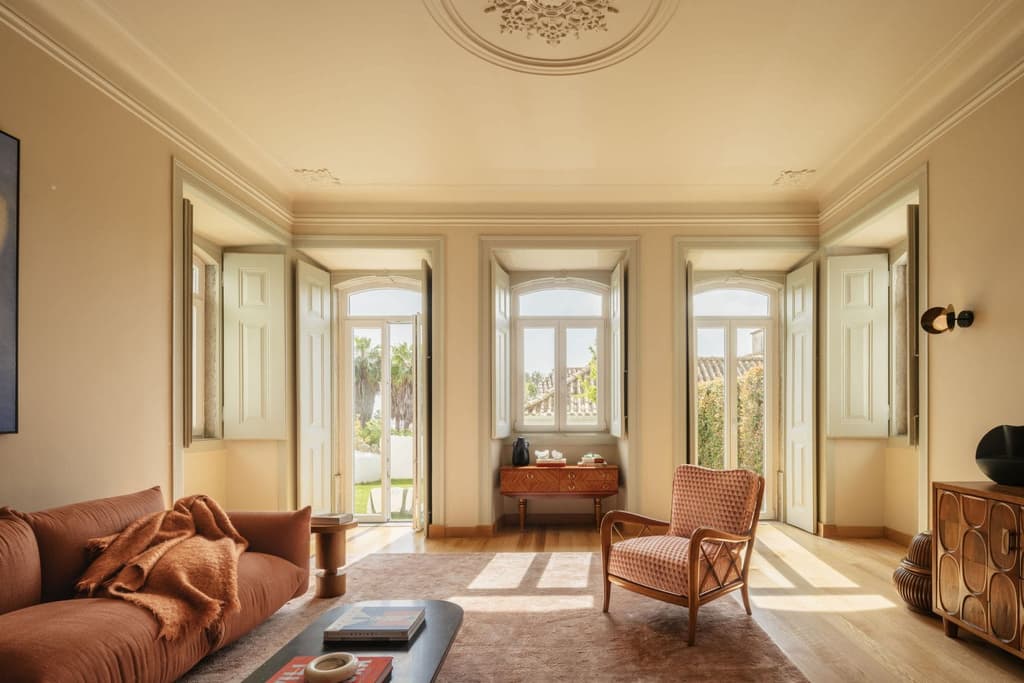 A light-filled apartment with ocean views is for sale near Lisbon