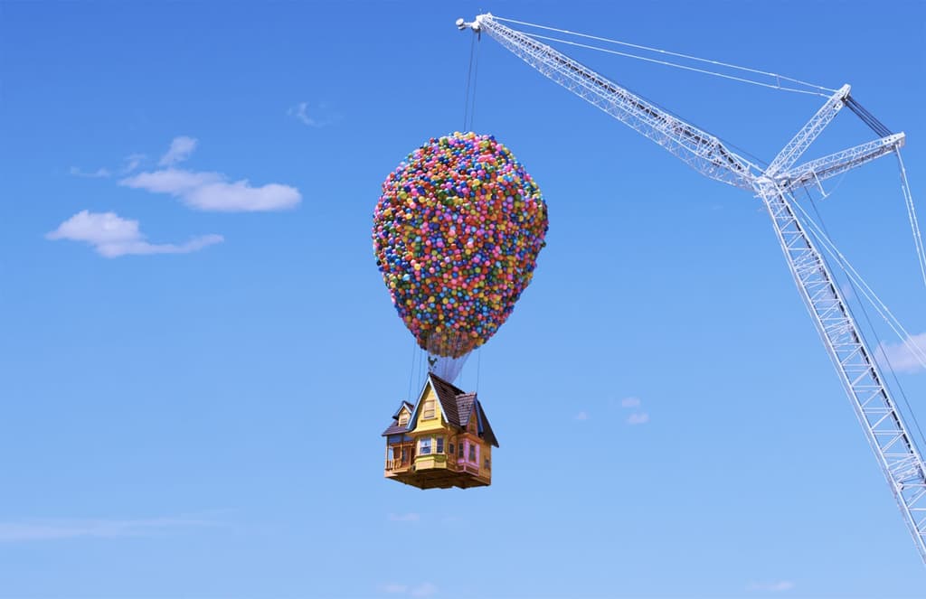You can now rent the house from 'UP' — and yes, it floats