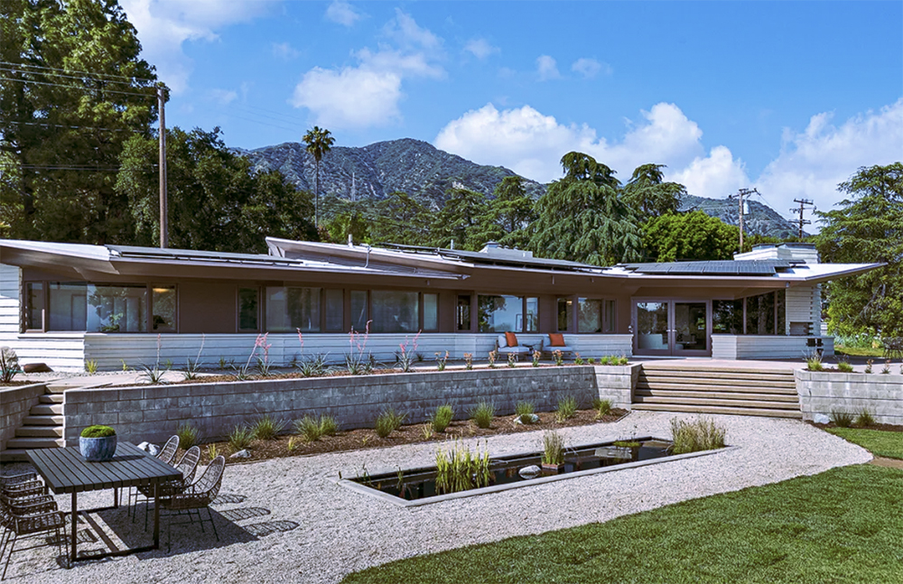 Lloyd Wright’s Gainsburg Residence is back on the market in LA
