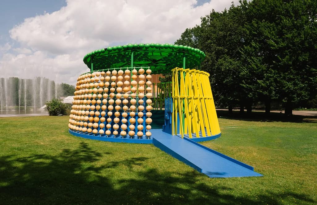 Yinka Ilori unveils a summer pavilion in Berlin