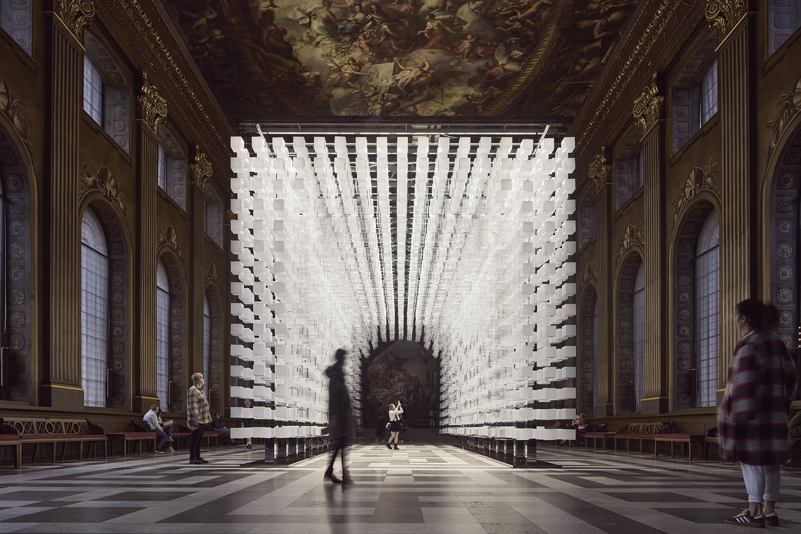 Melek Zeynep Bulut builds a ghostly threshold inside London’s Painted Hall
