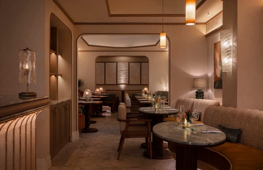A new London hideaway transports diners into the woods