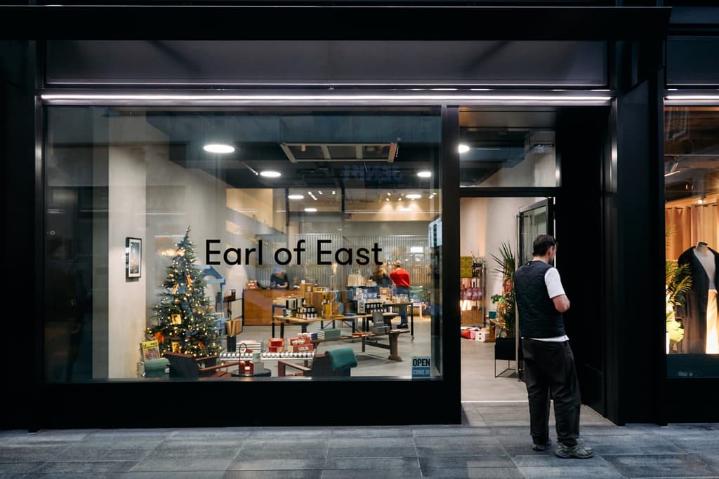 Earl of East opens its Spitalfields store – just in time for Christmas