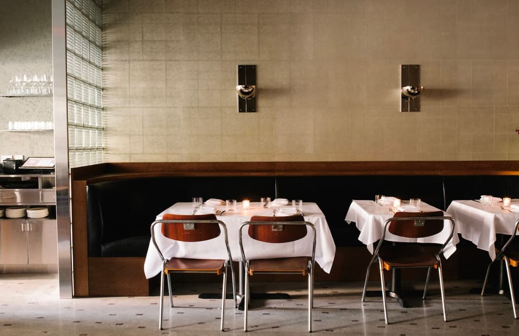 Billy Cotton leans into Brutalism at this new Manhattan bistro