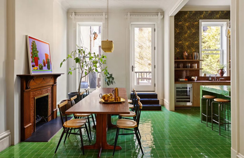 Curated visual reference: This Revamped Brooklyn Townhouse Will Leave You Green With Envy Photo Inspiration