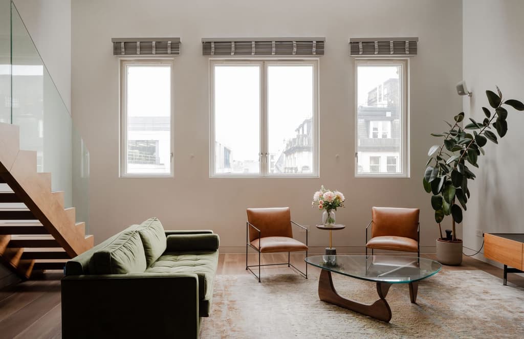 This historic central London duplex has views over Oxford Street