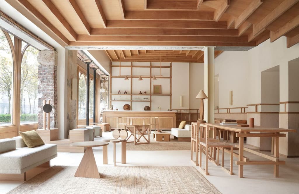 Policronia creates a monochrome interior in vibrant Montmartre