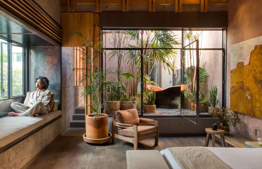 Casa Tenue is a design-forward guest house in Mexico City
