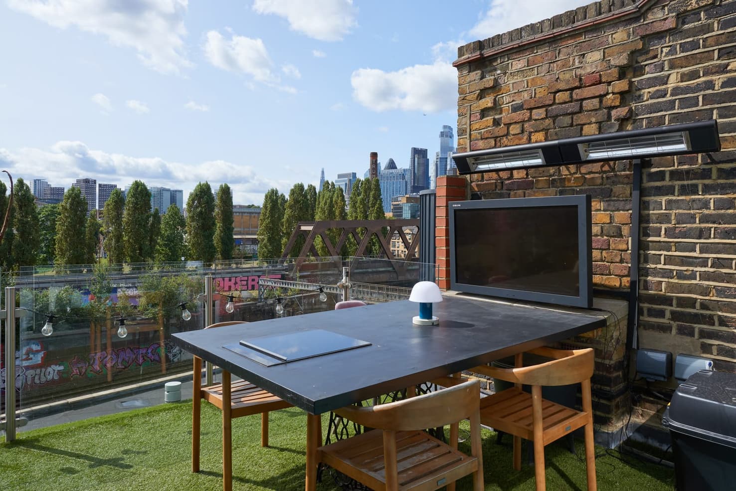 An East London duplex with roof terrace overlooking Brick Lane - The Spaces