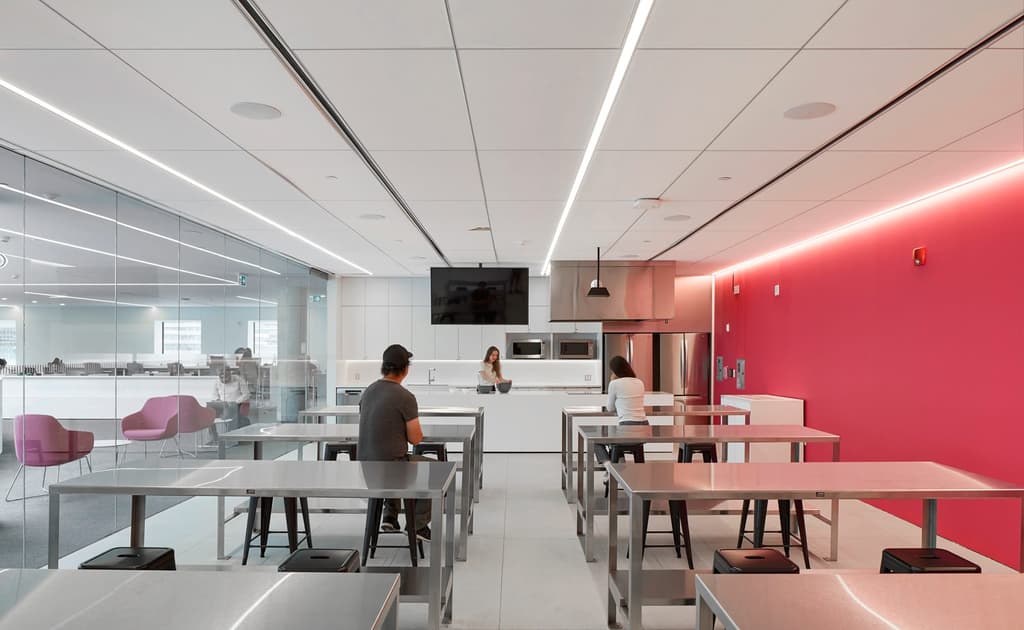 Culinary hub inside the library