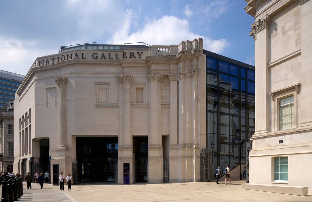 At London's National Gallery, a new, improved Sainsbury Wing makes its presence known on Leicester Square