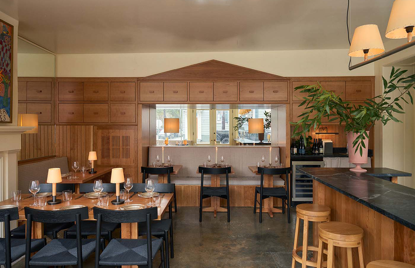 Visit a refined bistro in a heritage Charleston townhouse