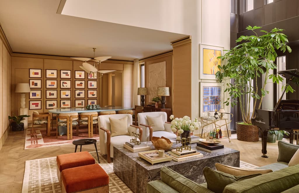 This Mayfair townhouse at 60 Curzon channels midcentury glamour
