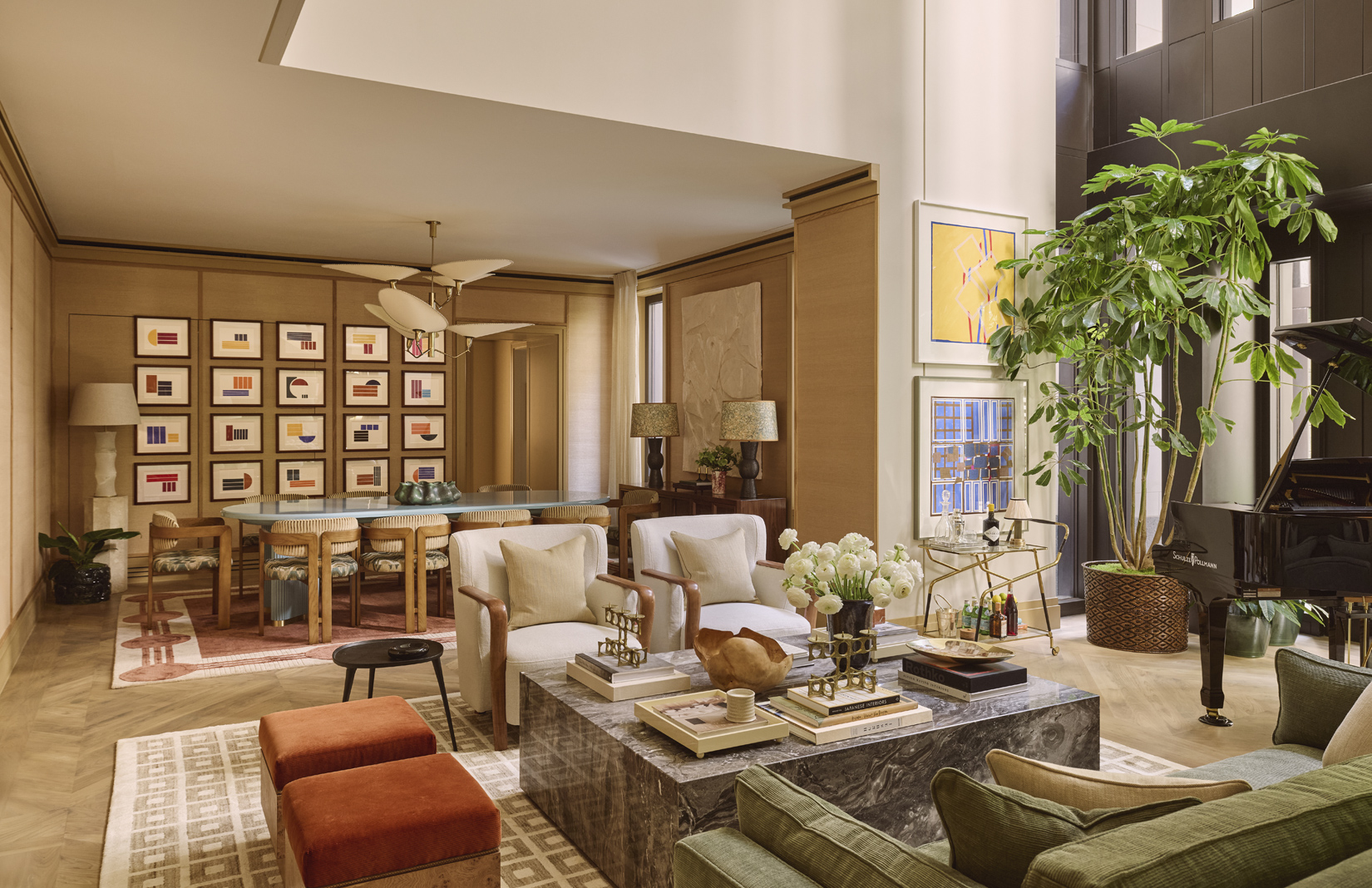 This Mayfair townhouse at 60 Curzon channels midcentury glamour