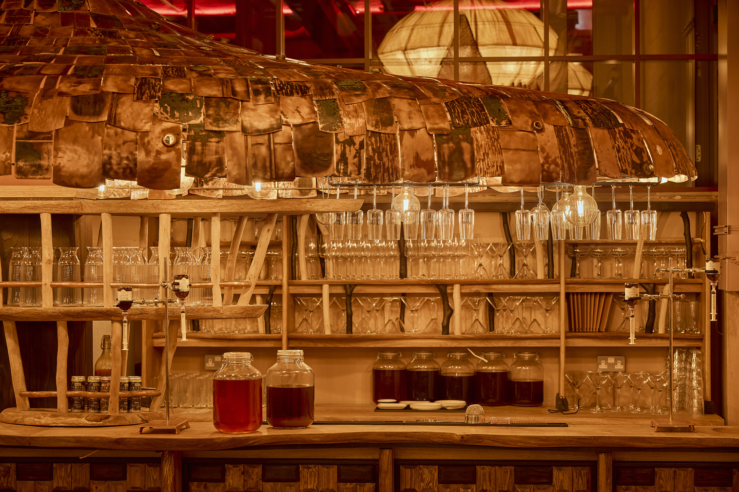 The bar is alcohol free, serving mocktails and refreshing non-alcoholic drinks
