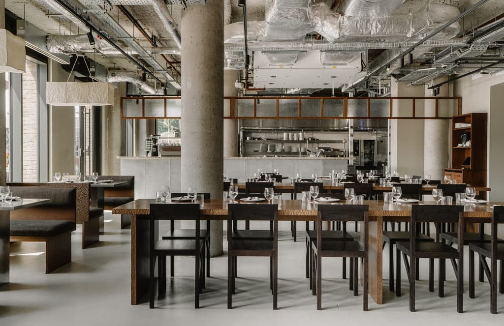 A live-work community in west London adds a buzzy restaurant to the mix