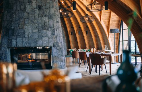 Explore a design-led eco-lodge in Rwanda’s Virunga Mountains