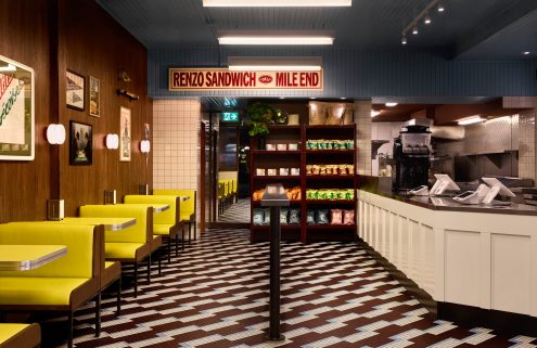 At Renzo in Mile End, a footlong comes with acres of style