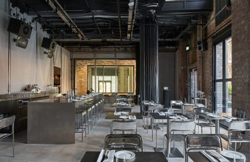 A steely oyster bar launches with a bang in London’s Shoreditch