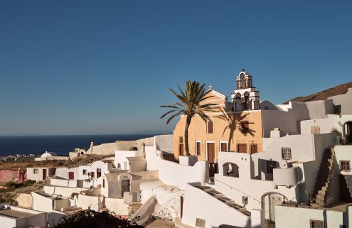 Can a Santorini resort feel like a village retreat?