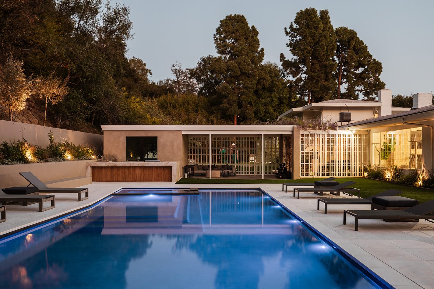 10 million will buy you a BelAir compound with midcentury allure