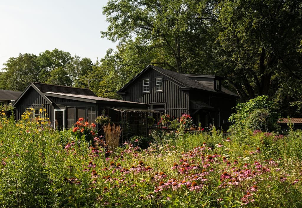 A converted schoolhouse in Upstate New York has storybook character