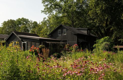 A converted schoolhouse in Upstate New York has storybook character