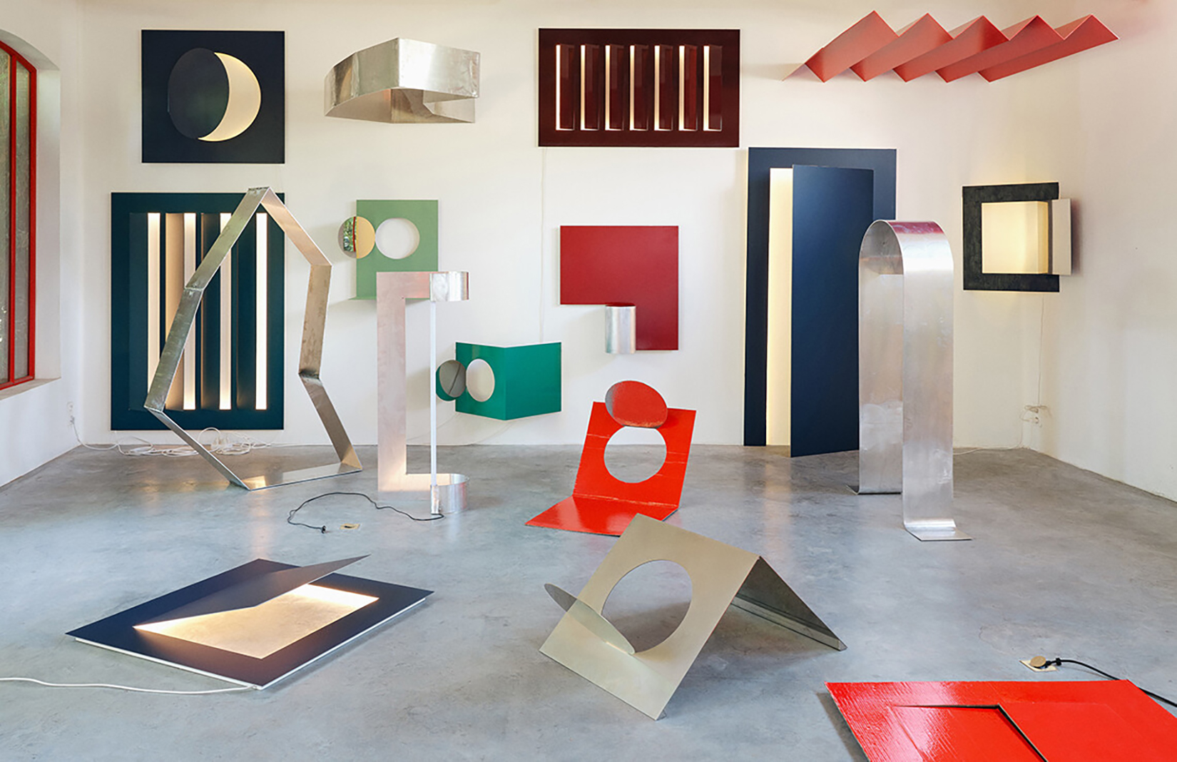 Five new projects where bold Memphis colour is key to the design