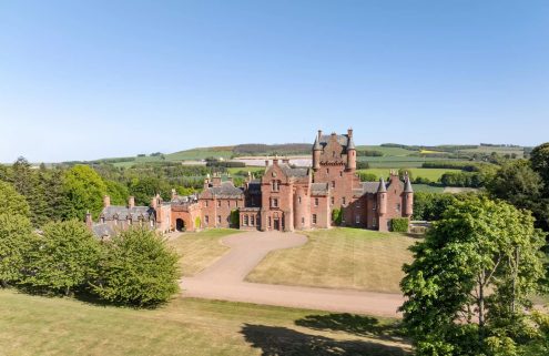 A Scots Baronial landmark in Berwickshire awaits a new baron