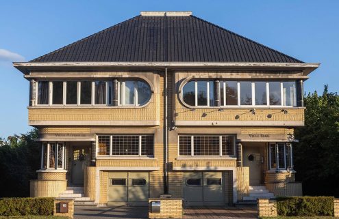 A pair of Deco semis showcases the geometry of Belgian modernism