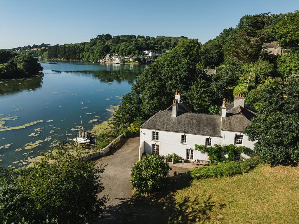 This Grade II-listed riverside estate offers a foothold in Cornwall