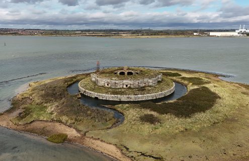 Not your average fixer-upper: an island stronghold off the Kent coast