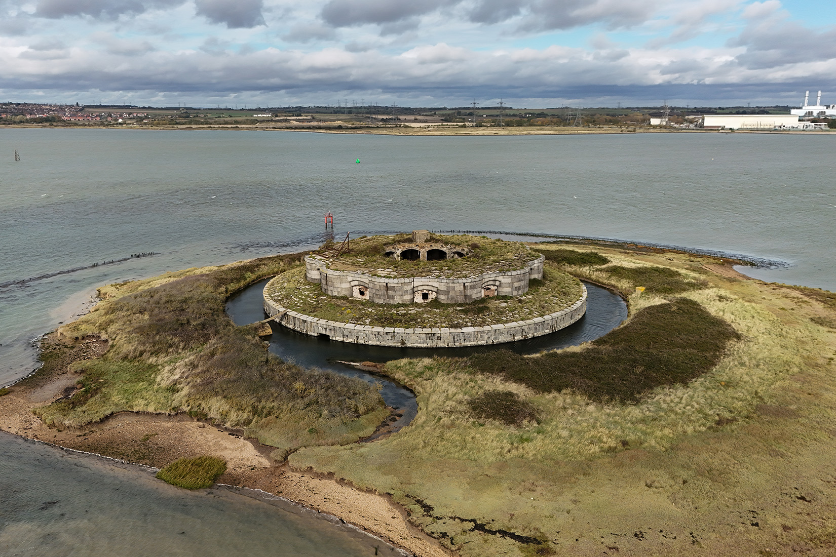 Not your average fixer-upper: an island stronghold off the Kent coast