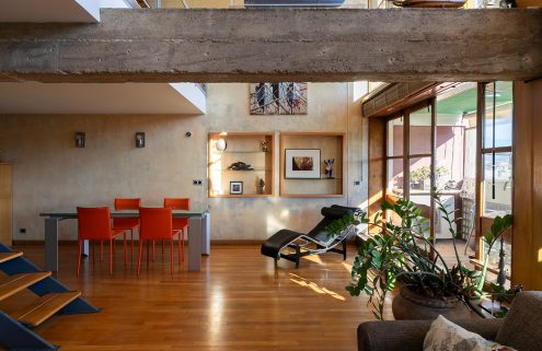 Inside a rare double-height Le Corbusier apartment at Cité Radieuse in Marseille