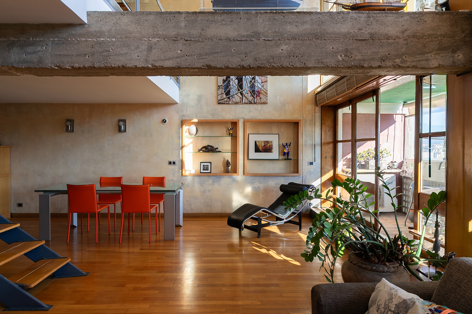 Inside a rare double-height Le Corbusier apartment at Cité Radieuse in Marseille