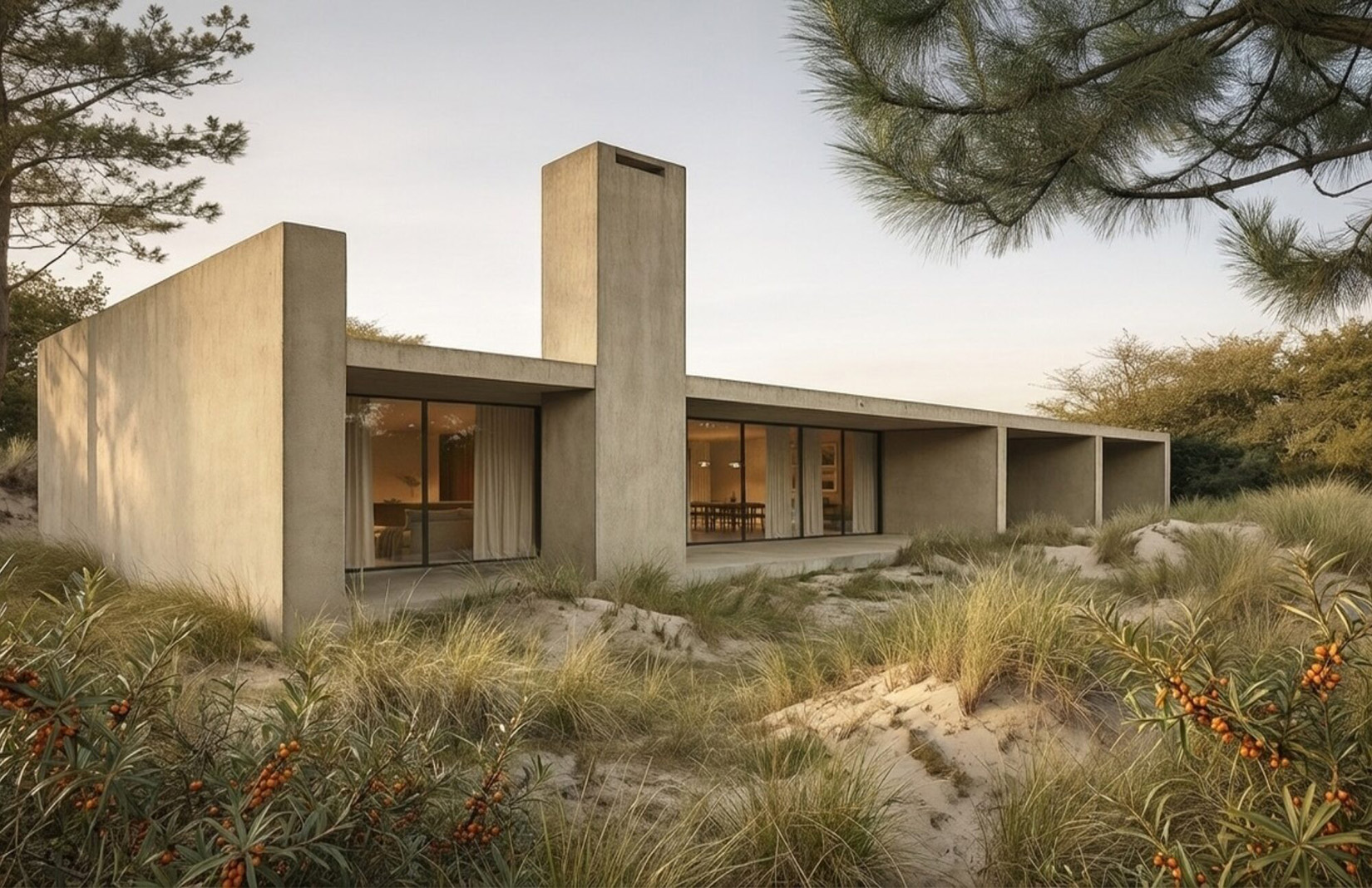 Be the first owner of this contemporary North Sea villa