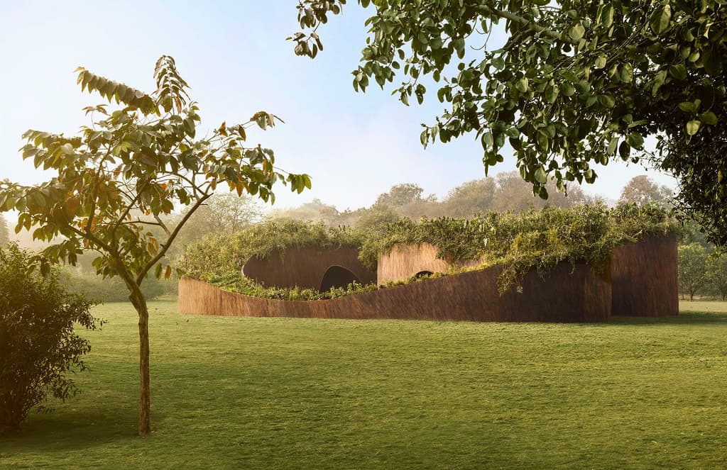 The new 'Serpentine in Delhi' is a spiralling vessel for sacred plants