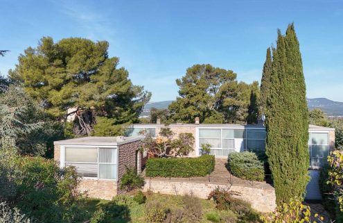 Le Corbusier’s stone villa near Hyères vanishes into the Mediterranean landscape