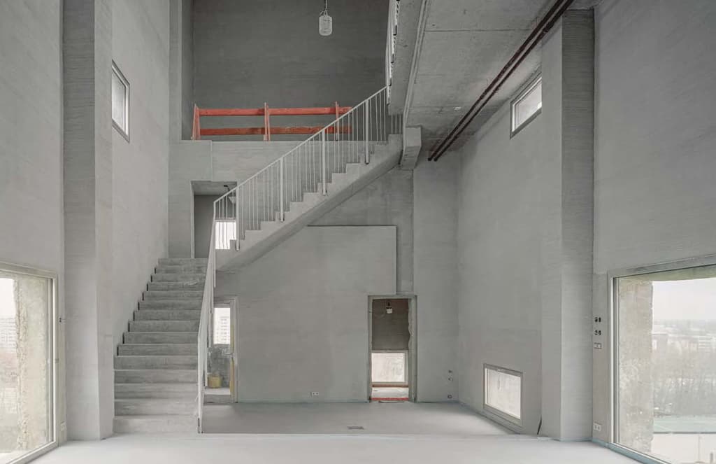 Arno Brandlhuber adapted this brutalist tower for the live-work market