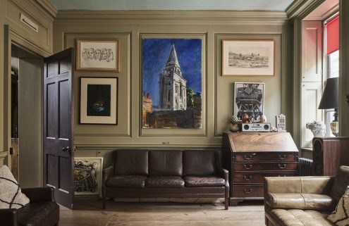 This restored Huguenot townhouse in London is equal parts gallery and home