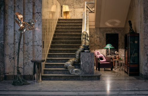 In a Brussels villa, these designers-in-residence are taking their job literally