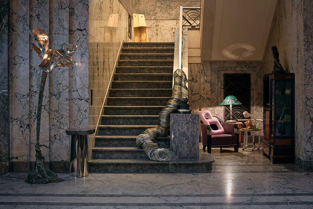 In a Brussels villa, these designers-in-residence are taking their job literally