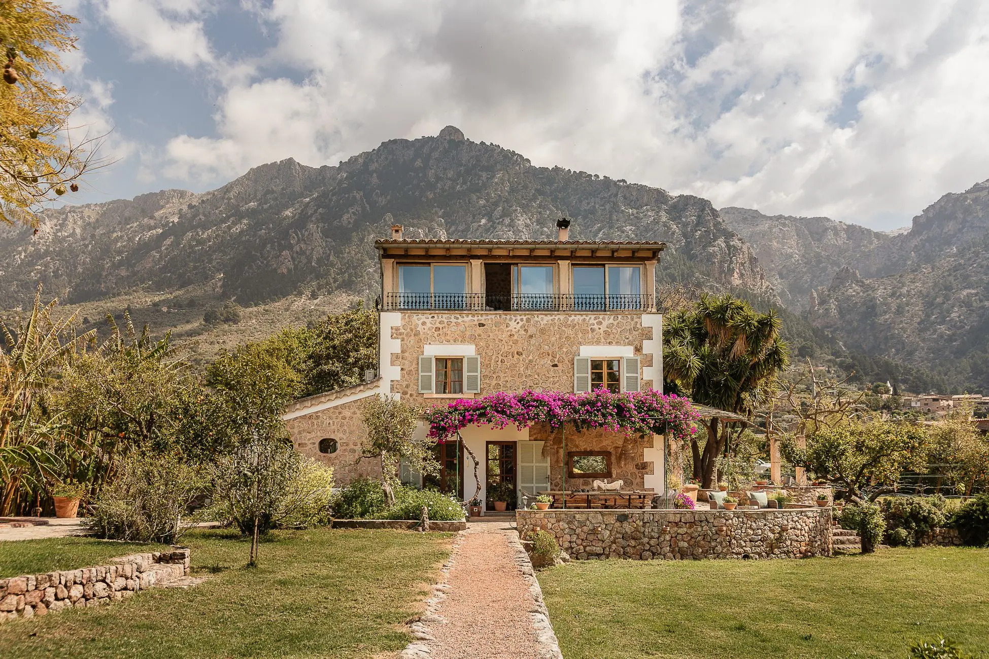 This Mallorcan spread near Sóller has its own orchard